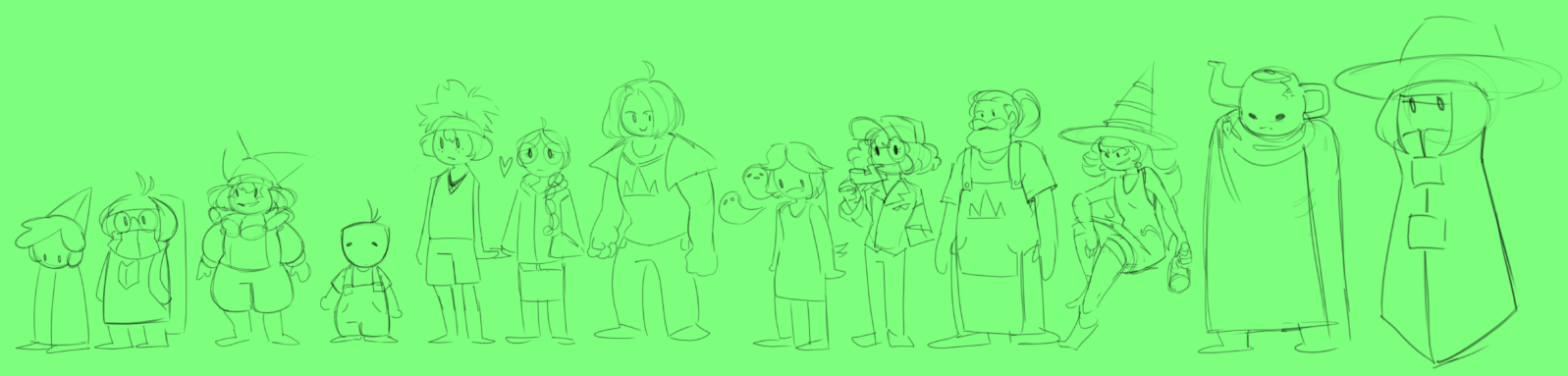 Some of the cast. Sorry this alt-text isn't very helpful.